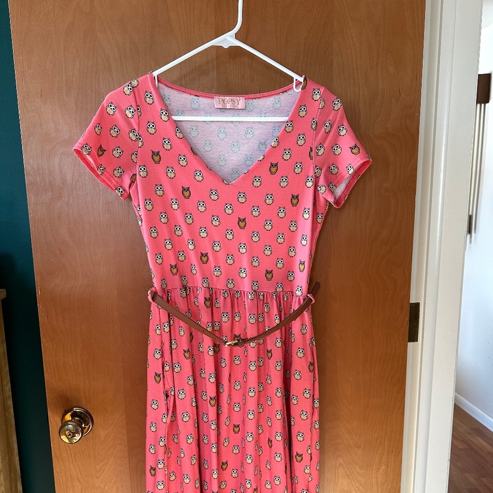 Popsy Oralie owl dress size UK 6